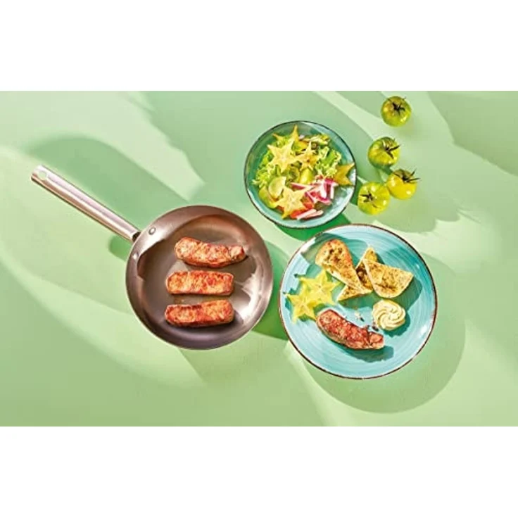 Schulte-Ufer Iron-Star Bratpfanne, Eisenpfanne, Pfanne, Eisen, Schwarz, 30 cm, 1450-30 i – Bild 3