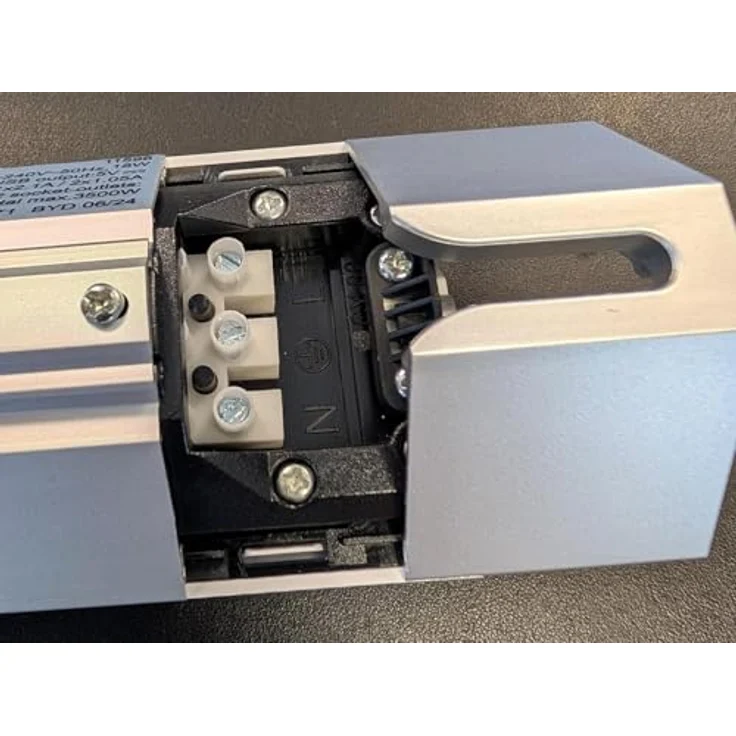 BOLD LED Küchen-Unterbauleuchte (Unterschrank-Leuchte) mit 2 Steckdosen und 2 USB-A Anschlüsse (1500 Lumen | 18 W | 4000k Neutralweiß | IP20 | 80 cm Länge), Silber – Bild 6