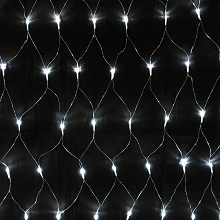 240er LED Lichternetz Lichterkette Außen Innen Party Weihnachtsbeleuchtung weiß