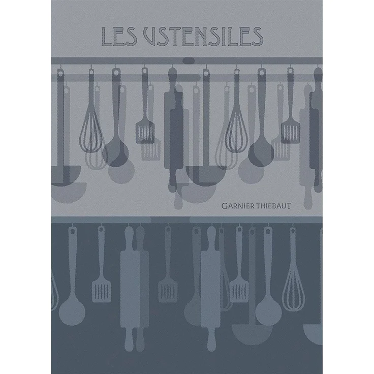 Garnier-Thiebaut Geschirrtuch Les Ustensiles Denim 50x70 Cm 100% Baumwolle – Bild 2