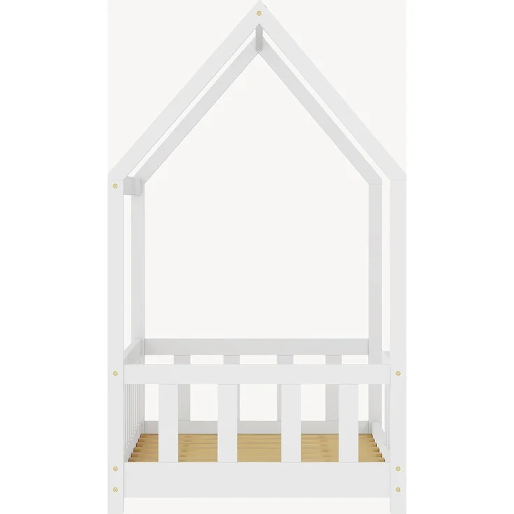 Hausbett Hesel mit Rausfallschutz 70x140 cm Weiß [en. casa] – Bild 7