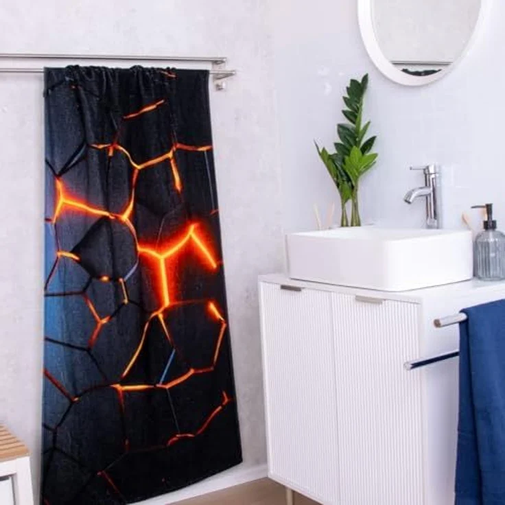 Herding Young Collection Badetuch 3D Effekt, Velours (1-St), hochfarbig bedruckt – Bild 3