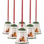 Villeroy & Boch My Christmas Tree Glocke Spielzeug ø 5,4 cm 6er Set - grün