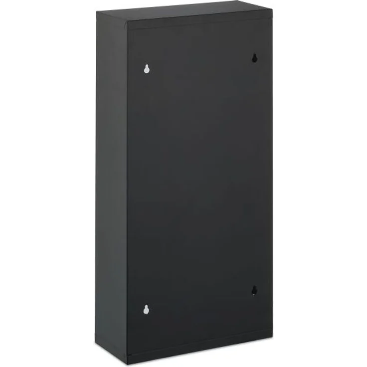 Schwarzer Medizinschrank mit Glastür 10050023 – Bild 6