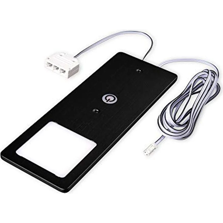 kalb LED Unterbauleuchte schwarz 5W- sehr flache Küchenleuchte mit Touch-Dimmfunktion, 3er Set neutralweiß, neutralweiss – Bild 9