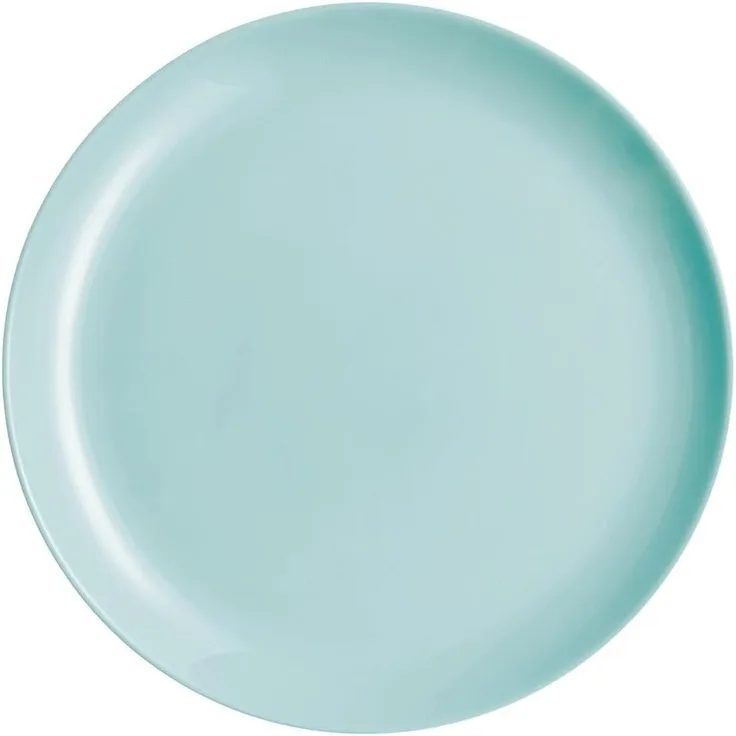 Dajar Hartglasgeschirr Teller, Eßteller Speiseteller Diwali Turquoise 25 cm LUMINARC, blau
