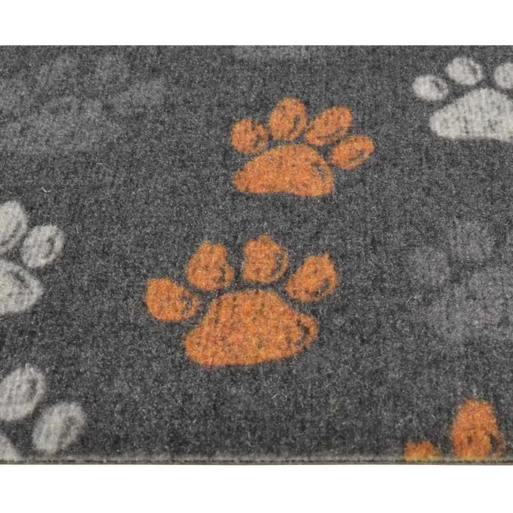 vidaXL Küchenteppich Waschbar Pfoten 60x180 cm Samt 136574 – Bild 4