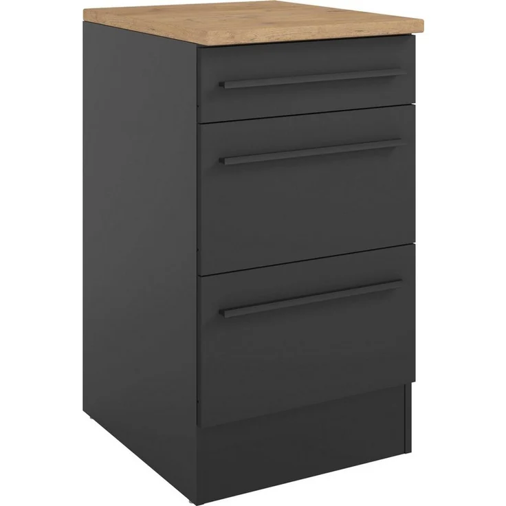 BASIC by Balculina Unterschrank Jazz B/T/H 50x60x90 cm (1-St) Breite 50cm, Melaminbeschichtung – Bild 1