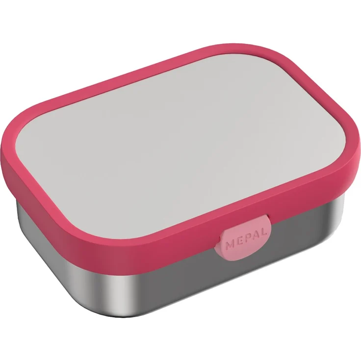 Mepal CAMPUS Edelstahl-Brotdose mit Gabel - Cool Pink – Bild 1