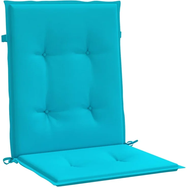 vidaXL Niedriglehner-Auflagen 6 Stk. Türkis Stoff 361339 – Bild 5