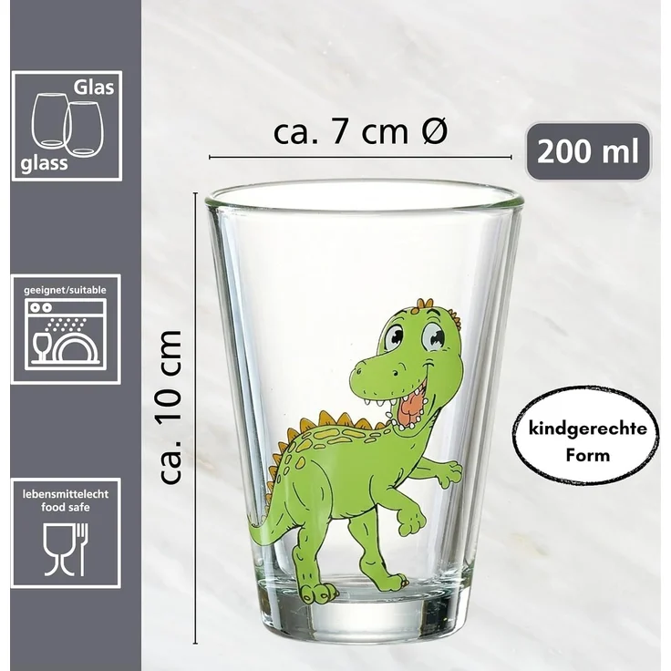 Ritzenhoff & Breker 1x DINO Kinderbecher-Set 3-teilig – Bild 2