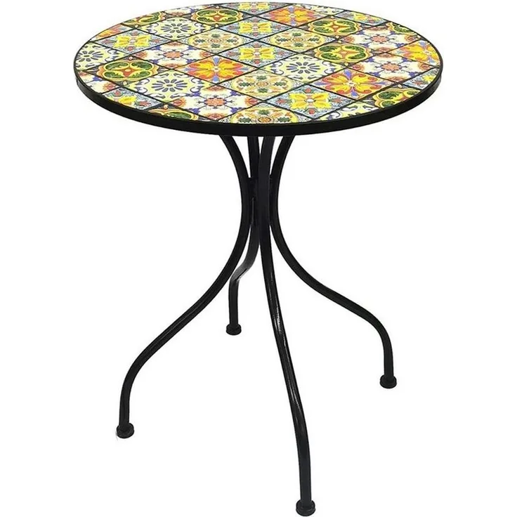 Mosaik Mosaiktisch Gartentisch Bistrotisch Tisch 60cm