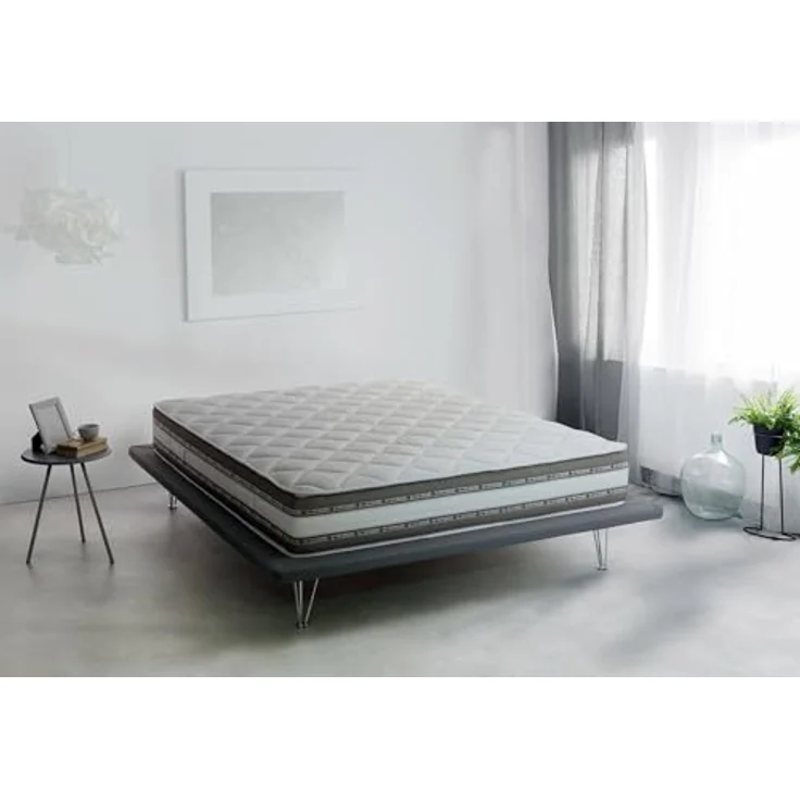 Talamo Italia - Annamaria-Doppelmatratze, herausnehmbare Matratze aus Memory-Schaum und Waterfoam-Gel, 100 % Made in Italy, milbenhemmend und hypoallergen, 120 x 190 x 27 cm – Bild 4