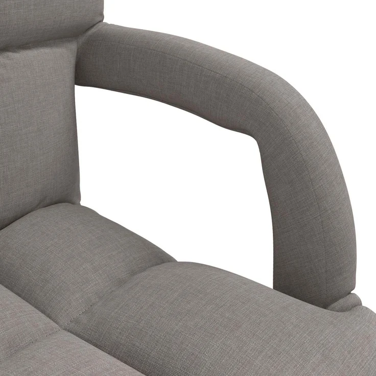 vidaXL Verstellbarer Fußsessel Taupe 58 x 62 x 58 cm Stoff 42028129 – Bild 7