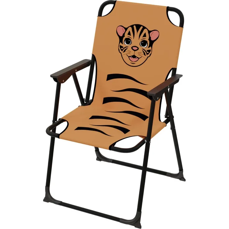 Kinder Campingstuhl Kinderklappstuhl Garten faltbar Tiger