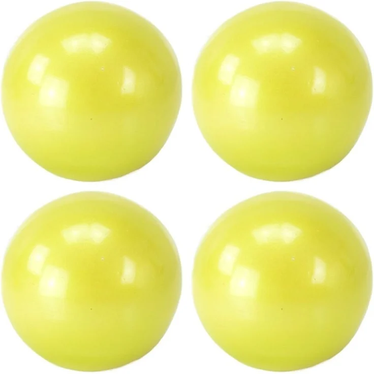 4Set Terrakotta Apfelgrün Kugeln Garten- und Terrassen Dekoration Ø10cm glasiert