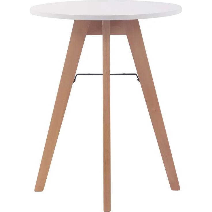 Esstisch ELIAS rund - 60x60x75cm, Holz, Weiß | Küchentisch Esszimmertisch Wohnzimmertisch