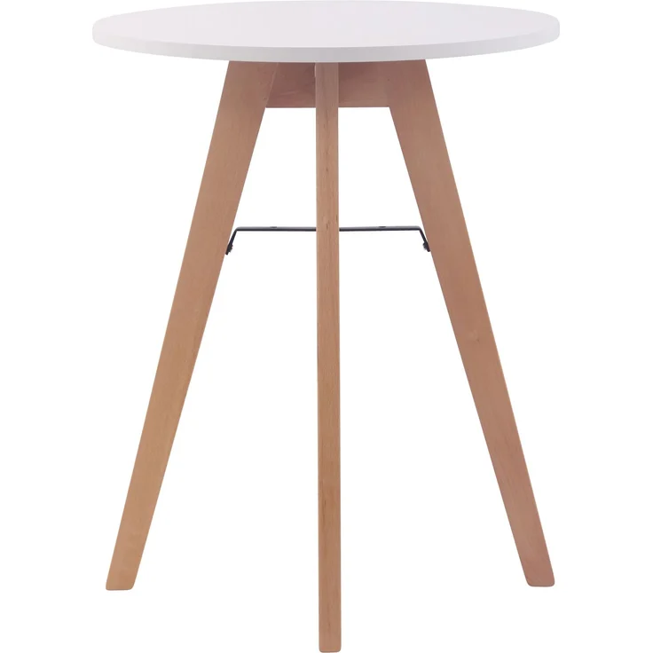 Esstisch ELIAS rund - 60x60x75cm, Holz, Weiß | Küchentisch Esszimmertisch Wohnzimmertisch – Bild 1