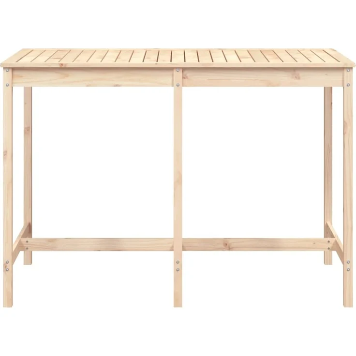 Gartentisch, Balkontisch 159,5 x 82,5 x 110 cm Massivholz Kiefer – Bild 4