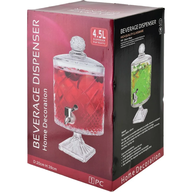 Getränkespender Glas Modern Kitchen 20x39 transparent 1pc – Bild 3