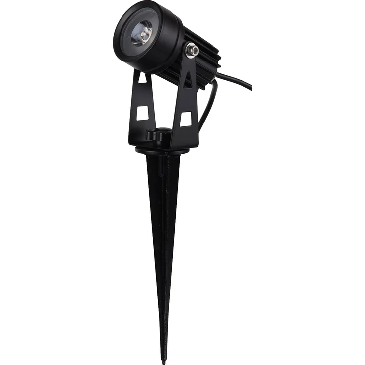 Gartenstrahler Set Solar mit 2 SpotsSolarzelle, Erdspieß, 3000k, IP65 – Bild 2
