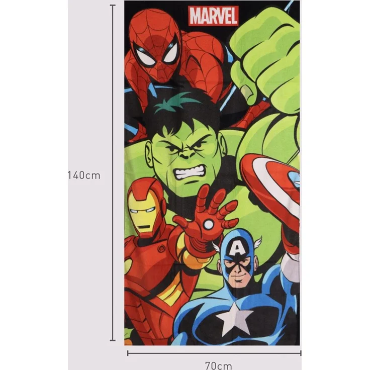 Avengers Strandtuch Kinder 70 × 140 cm aus 100% Baumwolle 250 gsm – Bild 4
