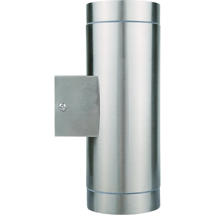Grafner Außen-Wandleuchte Wandlampe Edelstahl Leuchte Lichtschein Up Down Oben Unten, ohne Leuchtmittel, Maße: ca. 10,5 cm x 7,6 cm x 21 cm – Bild 7