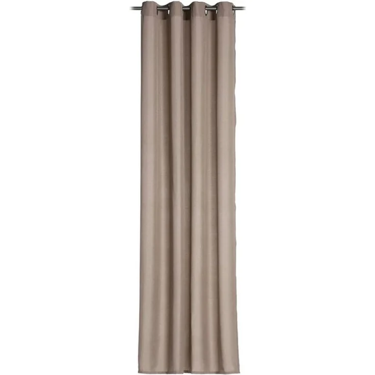 Gözze 'LINUS' Ösenvorhang, 100% Polyester taupe, 140x245 cm – Bild 4
