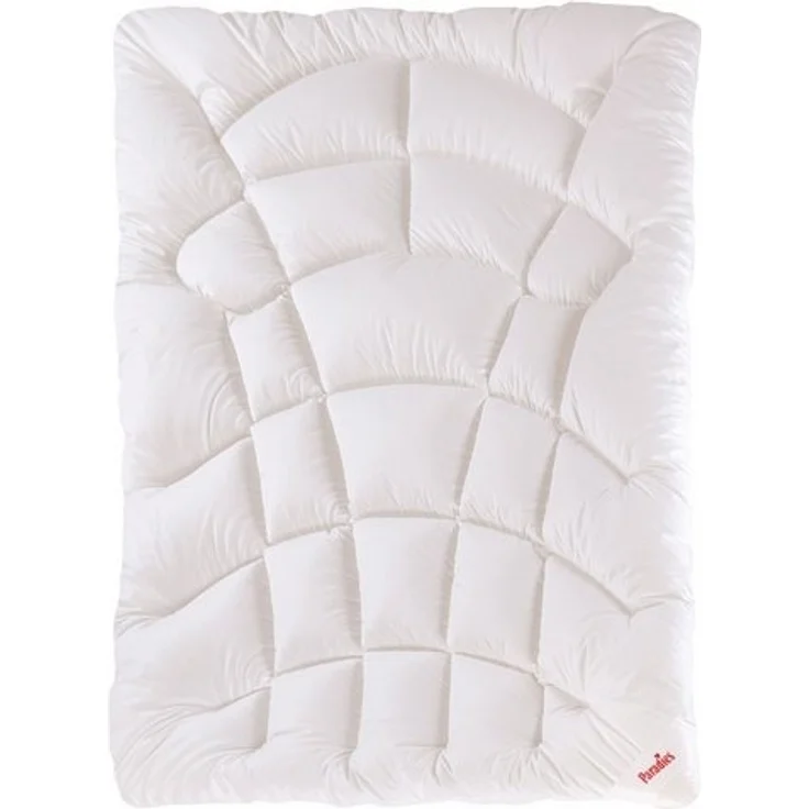 Paradies Kunstfaserbettdecke Runa Bio, Füllung: 100% Polyester, Bezug: 100% Bio-Baumwolle (kbA), extra voluminöse & kuschelige Ganzjahresbettdecke, vegane Daunendecke – Bild 4
