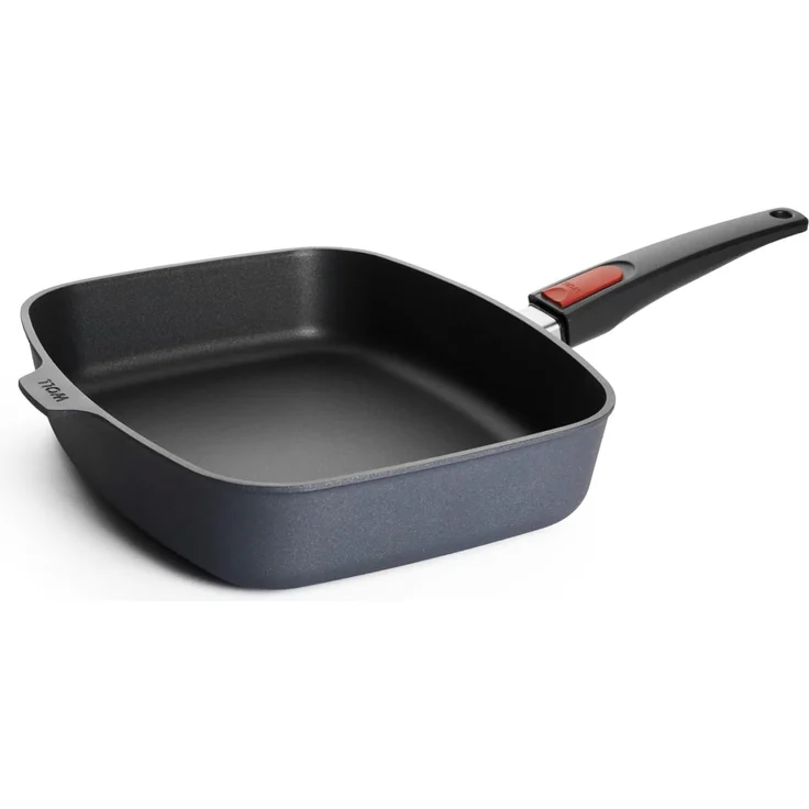 Woll 'Diamond Lite' Gusspfanne, Schwarz, 30x30 cm, Induktionsgeeignet – Bild 1