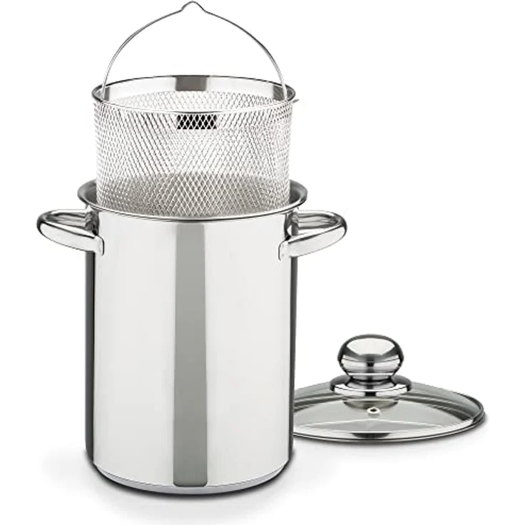 GSW Spargeltopf, Edelstahl 18/8 (1-tlg), Induktion, 4,2 Liter – Bild 1