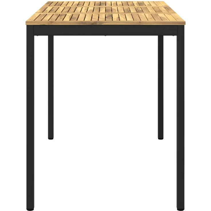 vidaXL Gartenbar-Tisch Weiß und Schwarz 147 x 88,5 x 105 cm 901784 – Bild 3