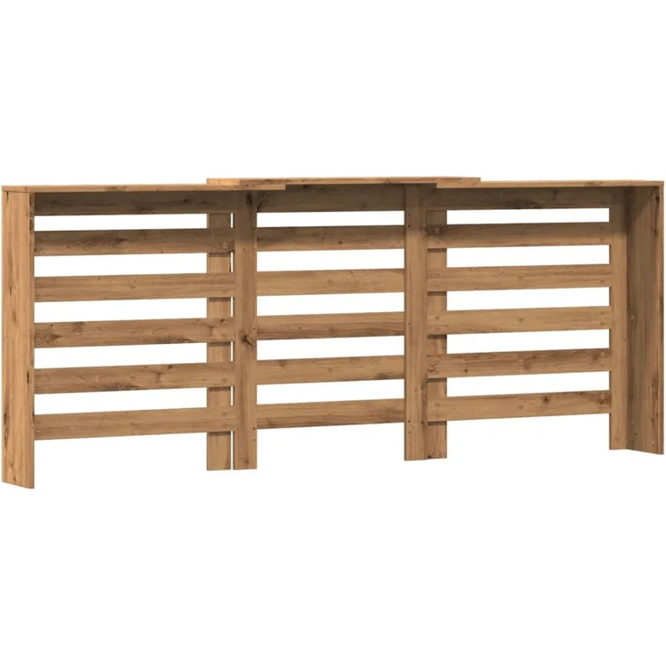 vidaXL Heizkörperverkleidung Artisan-Eiche 205x21,5x83,5 cm 852725 – Bild 4