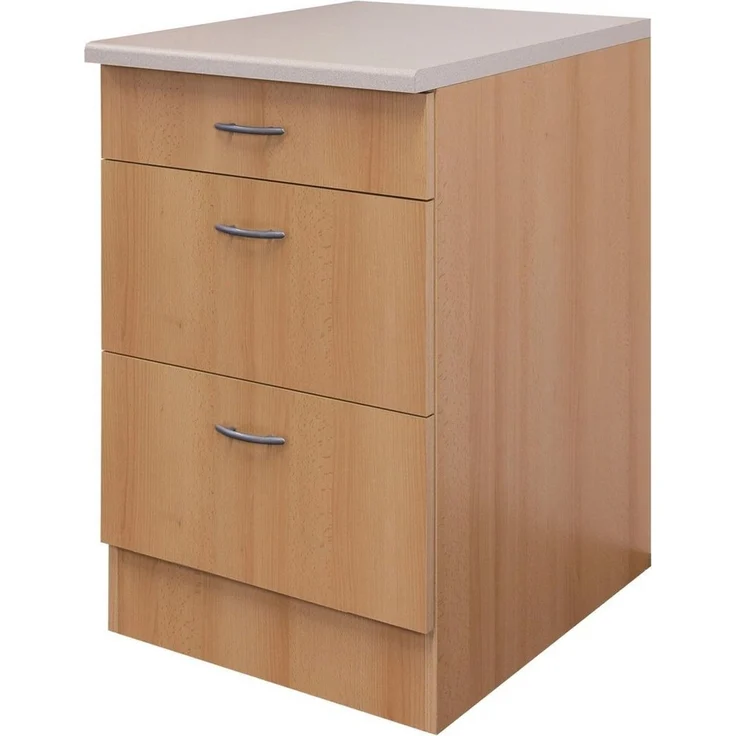 Flex-Well Unterschrank Nano (B x H x T) 60 x 85/86 x 60 cm, mit praktischen Auszügen – Bild 5