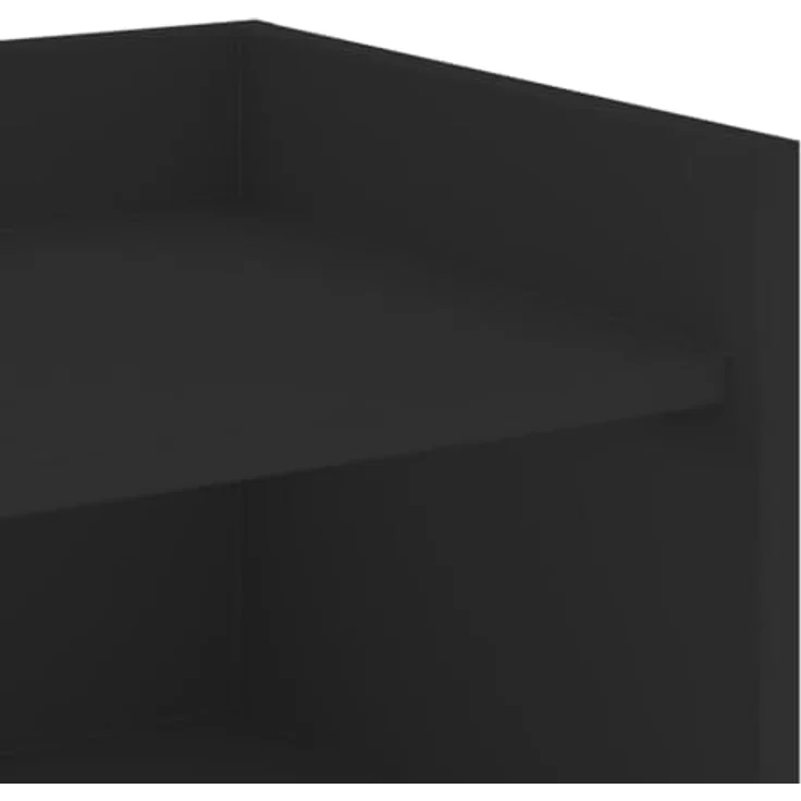 vidaXL Sideboard Schwarz 45x35x75 cm Holzwerkstoff 848382 – Bild 6