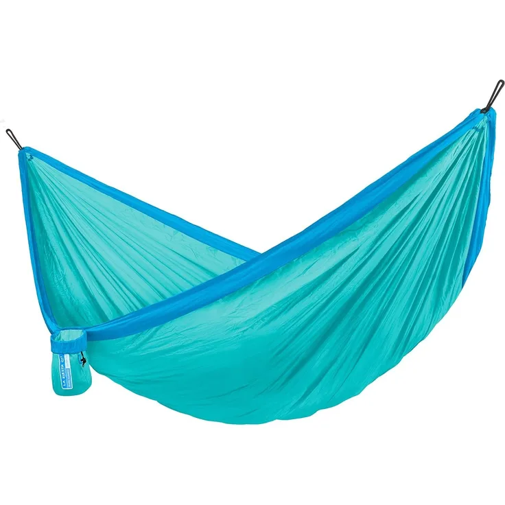 La Siesta Reise-Hängematte COLIBRI 3.0 caribic blau Einzel-Hängematte inkl. Befestigungsmaterial