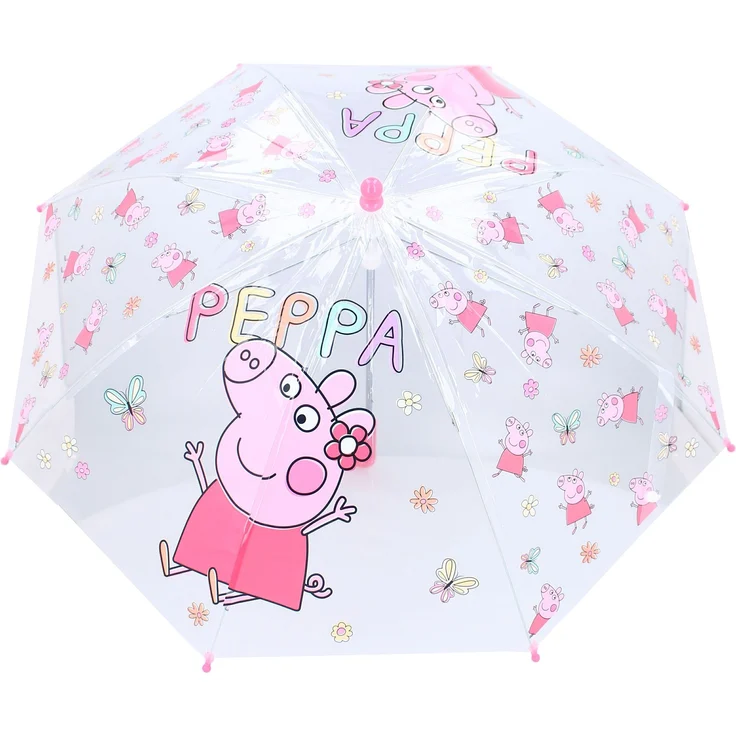 Peppa Pig Schirm Ø 71 cm – Bunter Regenschirm für Kinder mit Peppa Pig Muster – Bild 3