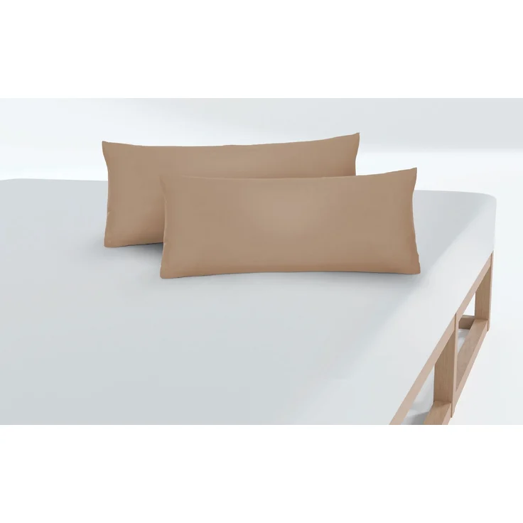 biberna Feinjersey-Kissenbezug, 2-teilig, macchiato, 40x60 cm – Bild 3