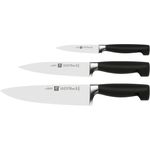 Zwilling 35048-000-0 Messer-Set 3-tlg. Spick-Garniermesser, Fleischmesser, Kochmesser