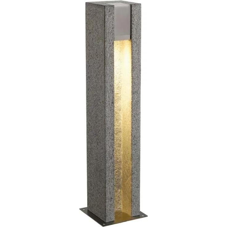 SLV No. 231440 ARROCK SLOT GU10 Stehleuchte eckig Granit salt & pepper max. 4W LED
