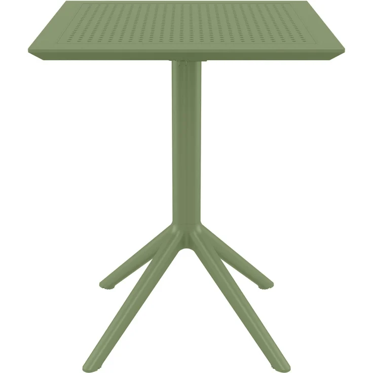 CLP Klapptisch wetterfest Sky klappbarer Gartentisch für den Außenbereich,Form:eckig;Farbe:oliv – Bild 4