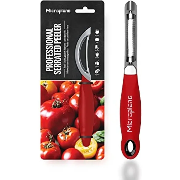 Microplane Profi-Schäler mit gezahnter Klinge