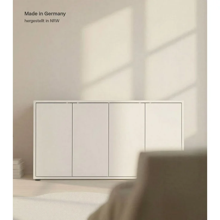 mokebo Sideboard Die Horizontale, Wohnzimmerschrank, Kommode, Beistellschrank, Anrichte in kaschmir – Bild 2