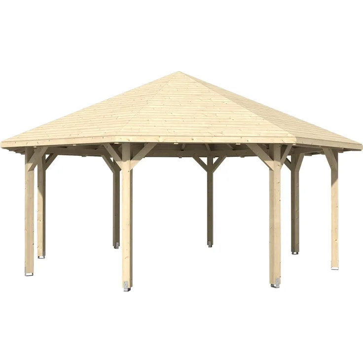 Skan Holz Holz Pavillon Nice 4 | Natur |