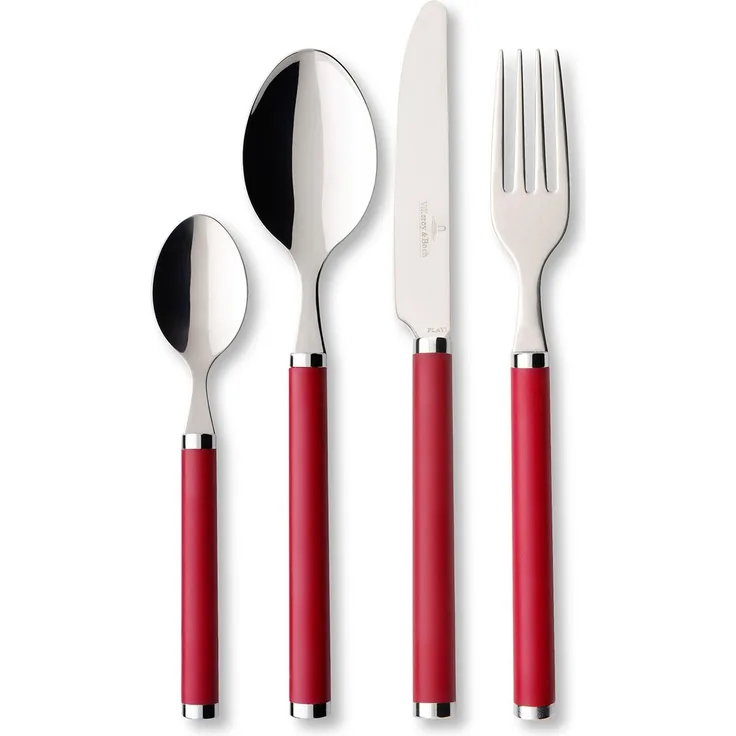Villeroy & Boch Play! red roses Tafelbesteck 24tlg.