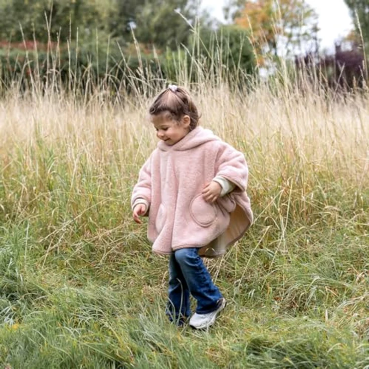 BEMINI Reiseponcho Softy + jersey Blush – Bild 4