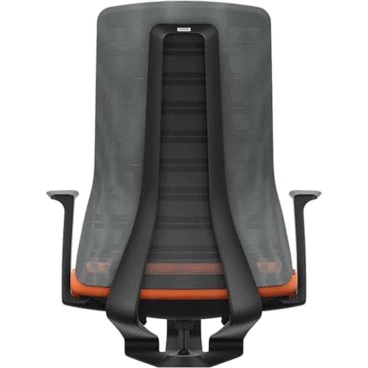 Interstuhl Bürostuhl Pure Active Edition, ergonomische Smart-Spring Technologie, 4D-Armlehne, Anthrazit | Orange, Made in Germany – Bild 3