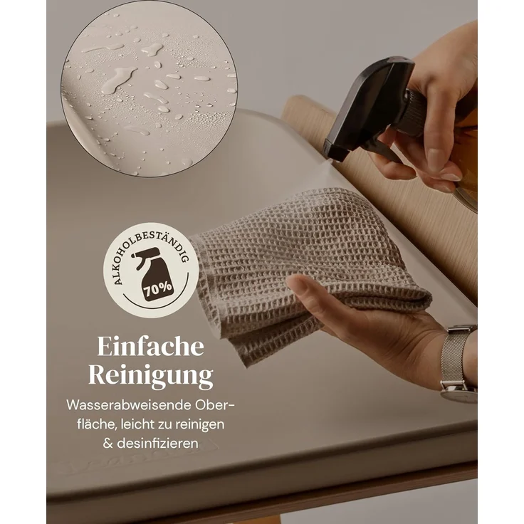 Leander Wickelunterlage Matty Mocca Braun – Bild 5