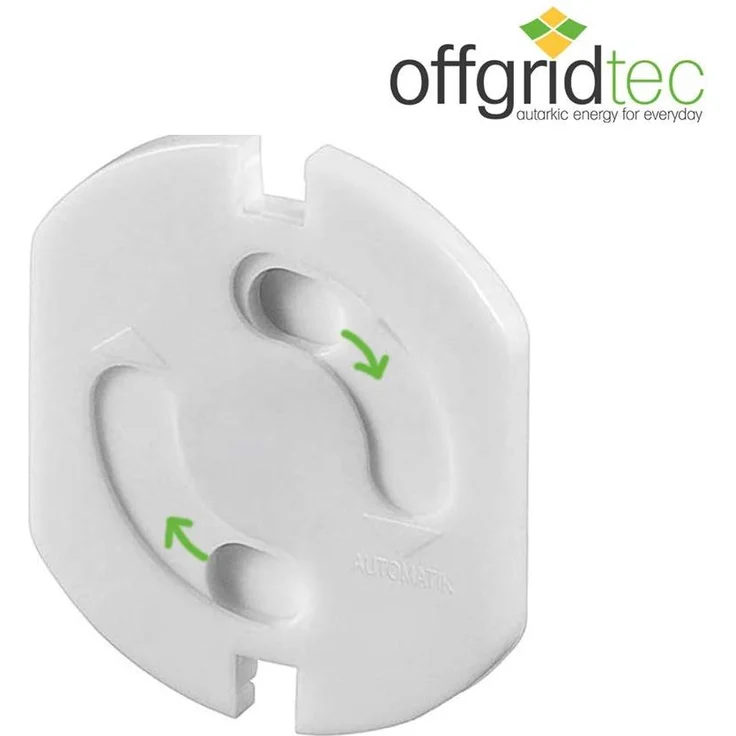 Offgridtec 20x Kindersicherung fuer Steckdose mit Drehmechanik - Steckdosensicherung Baby Kleinkind – Bild 5