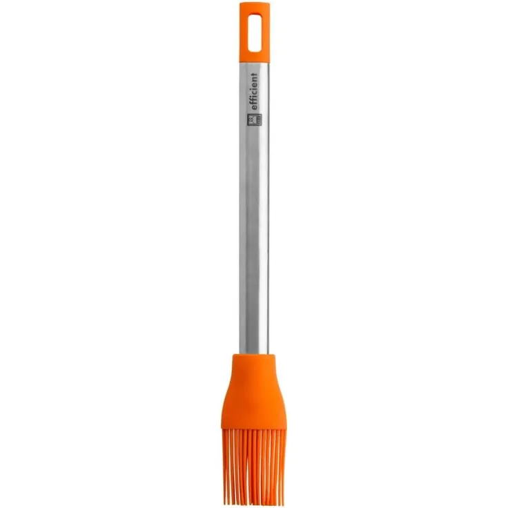 BRA Efficient Schneebesen, Rostfreier Edelstahl, orange, 27,5 cm